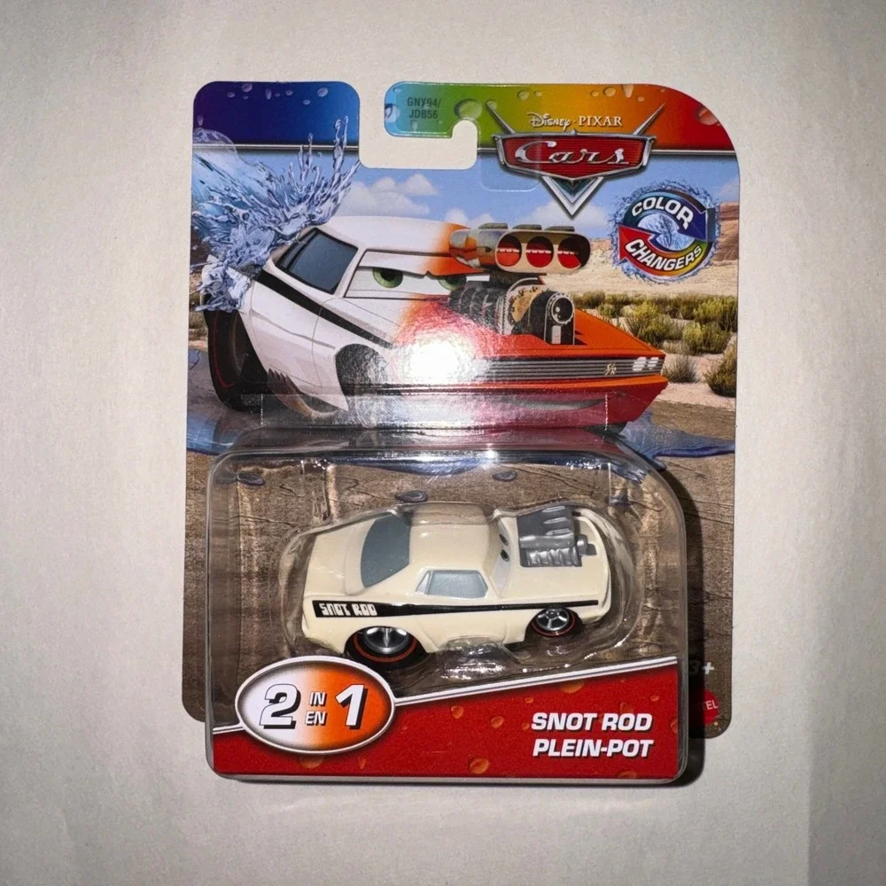 Disney Pixar Cars Color Changers Snot Rod Orange White Mattel GNY94 JDB56